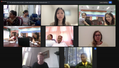 A Zoom meeting screenshot of participants
